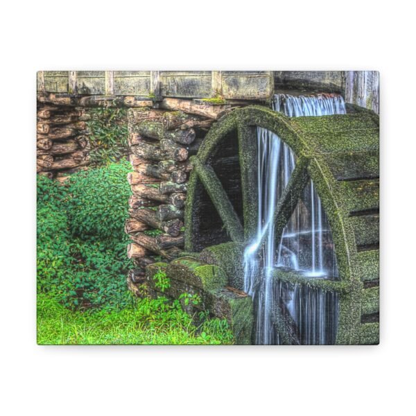 Nature-Inspired Canvas Gallery Wraps - Rustic Watermill Art for Home Décor - Image 2