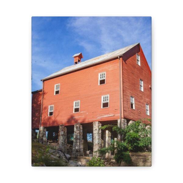 Rustic Red Gristmill Canvas Gallery Wrap - Image 2