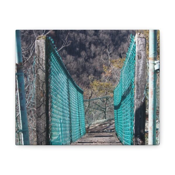 Serene Nature Canvas Gallery Wraps - Tranquil Bridge Art for Home Decor - Image 2