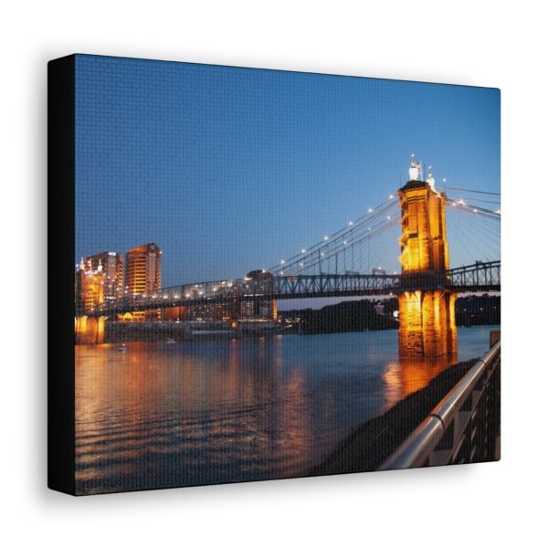 Cincinnati Sunset Canvas Gallery Wraps - Vibrant Cityscape Wall Art