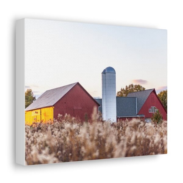 Rustic Farmhouse Canvas Gallery Wrap - Serene Country Landscape Wall Art