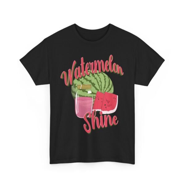 Watermelon Shine (Summertime) Unisex Heavy Cotton Tee - Image 3