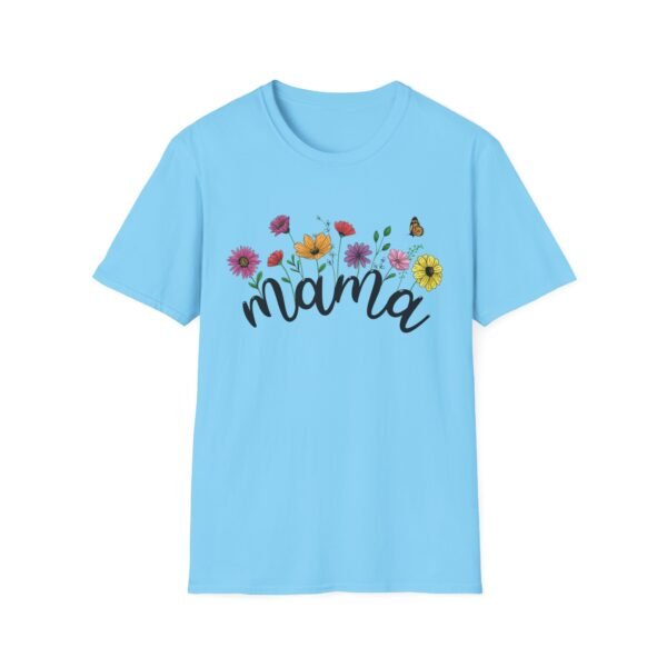 Mama Floral Unisex Softstyle T-Shirt - Image 7