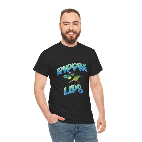 Rippin' Lips Unisex Heavy Cotton Tee - Fun Graphic Tee for Casual Vibes and Outdoor Adventures