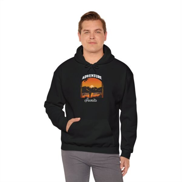 Hiking Adventure Awaits Unisex Heavy Blend™ Hooded Sweatshirt - Image 4