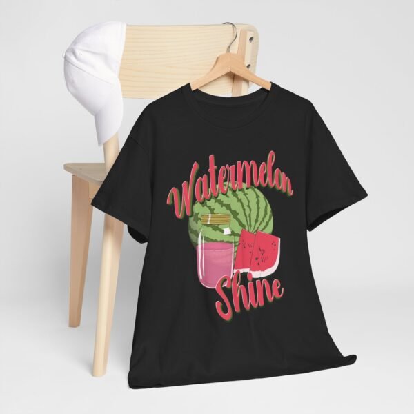 Watermelon Shine (Summertime) Unisex Heavy Cotton Tee - Image 4