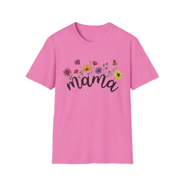 Mama Floral Unisex Softstyle T-Shirt - Image 11