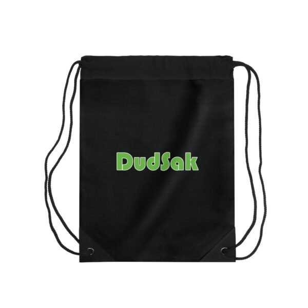 ‘DudSak’ Drawstring Bag (Green) - Stylish & Practical Gym Backpack for Everyday Use - Image 2