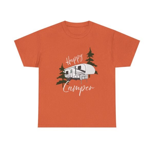 Happy Camper Unisex Heavy Cotton Tee - Image 4