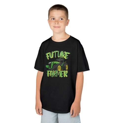 Future Farmer Kids Heavy Cotton Tee - Perfect for Young Agriculture Enthusiasts