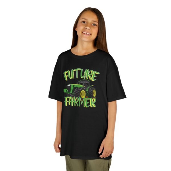 Future Farmer Kids Heavy Cotton Tee - Perfect for Young Agriculture Enthusiasts - Image 4