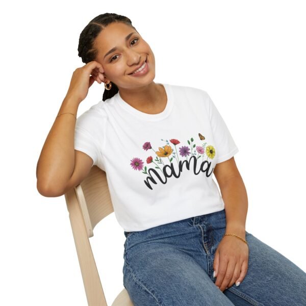 Mama Floral Unisex Softstyle T-Shirt