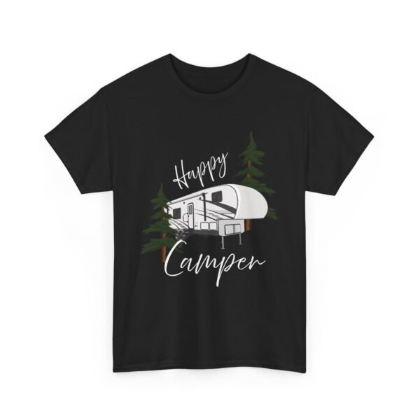 Happy Camper Unisex Heavy Cotton Tee - Image 3