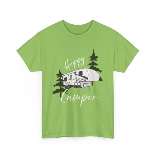 Happy Camper Unisex Heavy Cotton Tee - Image 7