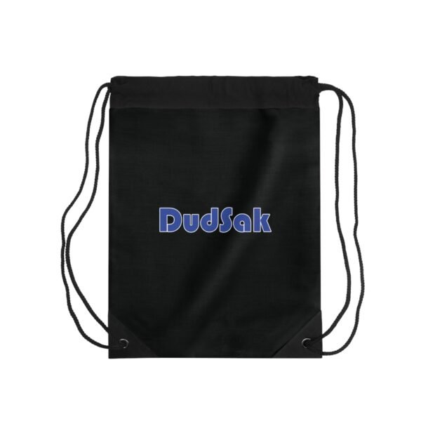 ‘DudSak’ Drawstring Bag (Dark Blue) - Stylish & Practical Gym Backpack for Everyday Use - Image 2