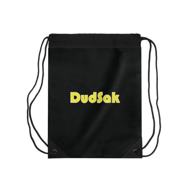 ‘DudSak’ Drawstring Bag (Yellow) - Stylish & Practical Gym Backpack for Everyday Use - Image 2