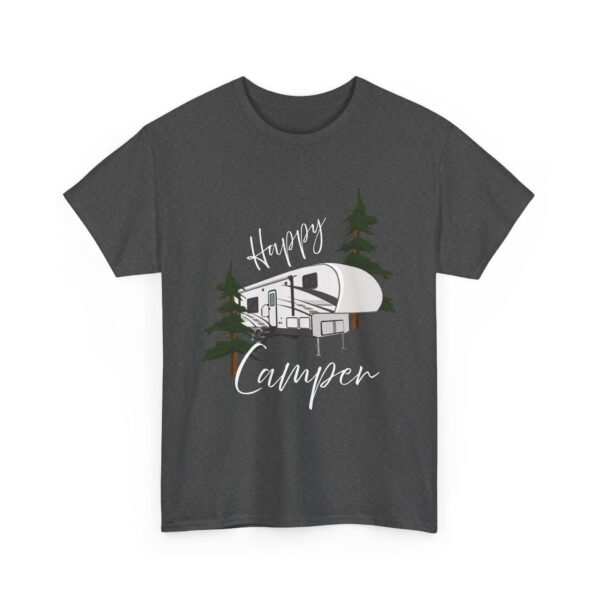 Happy Camper Unisex Heavy Cotton Tee - Image 9