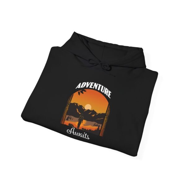 Hiking Adventure Awaits Unisex Heavy Blend™ Hooded Sweatshirt - Image 3