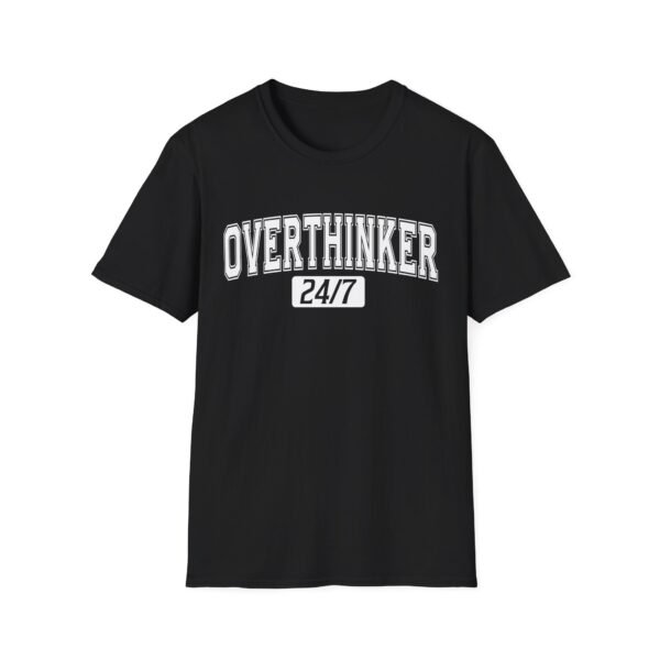 Overthinker Unisex Softstyle T-Shirt - Image 2