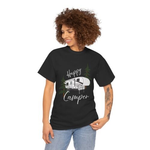 Happy Camper Unisex Heavy Cotton Tee