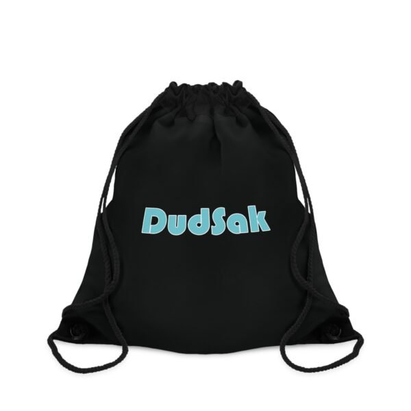 DudSak Drawstring Bag (Light Blue) - Stylish, Versatile Black Backpack for Gym & Travel