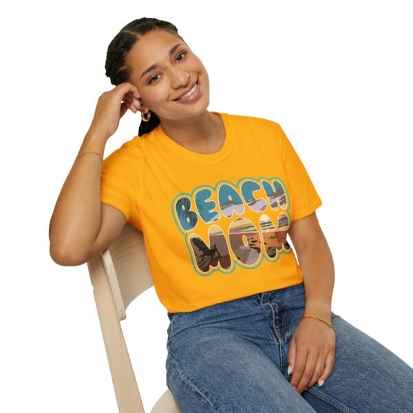 Beach Mom Unisex Softstyle T-Shirt - Summer Vibes, Perfect Gift for Mothers - Image 6