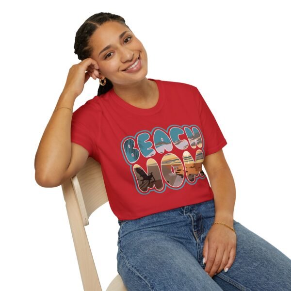 Beach Mom Unisex Softstyle T-Shirt - Summer Vibes, Perfect Gift for Mothers - Image 18