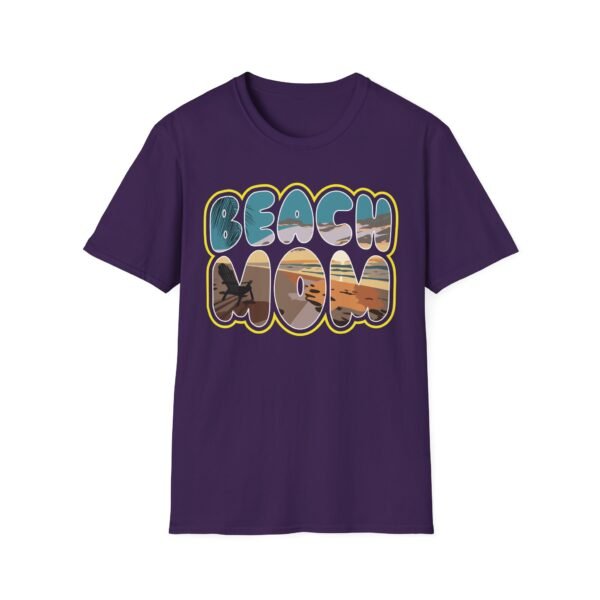 Beach Mom Unisex Softstyle T-Shirt - Summer Vibes, Perfect Gift for Mothers - Image 15