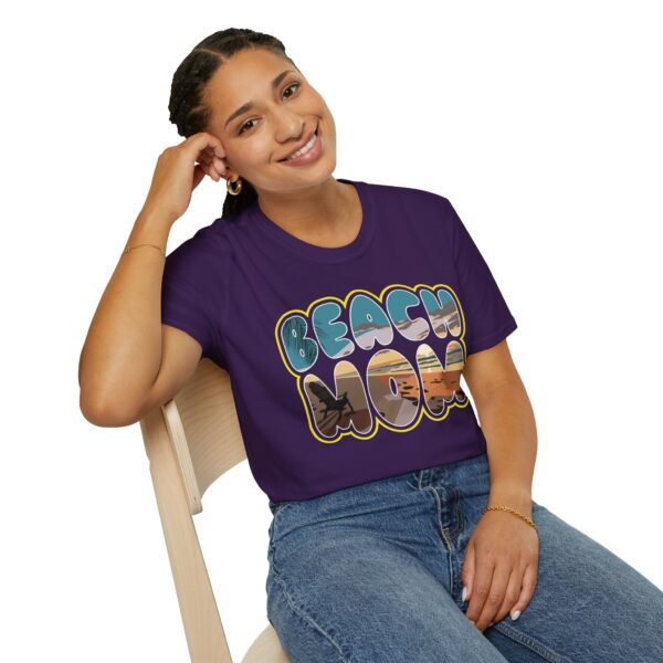 Beach Mom Unisex Softstyle T-Shirt - Summer Vibes, Perfect Gift for Mothers - Image 16