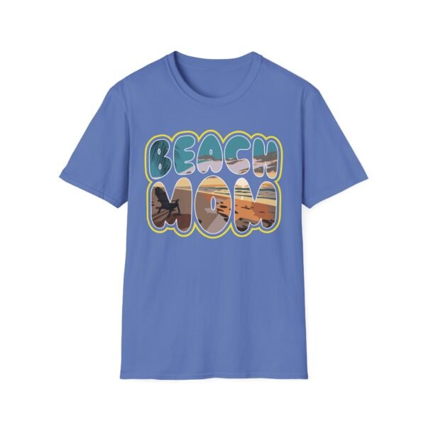 Beach Mom Unisex Softstyle T-Shirt - Summer Vibes, Perfect Gift for Mothers - Image 9