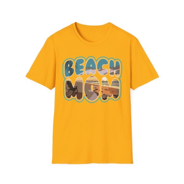 Beach Mom Unisex Softstyle T-Shirt - Summer Vibes, Perfect Gift for Mothers - Image 5
