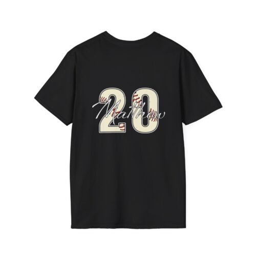 Baseball Mom T-Shirt with Personalized Name & Number