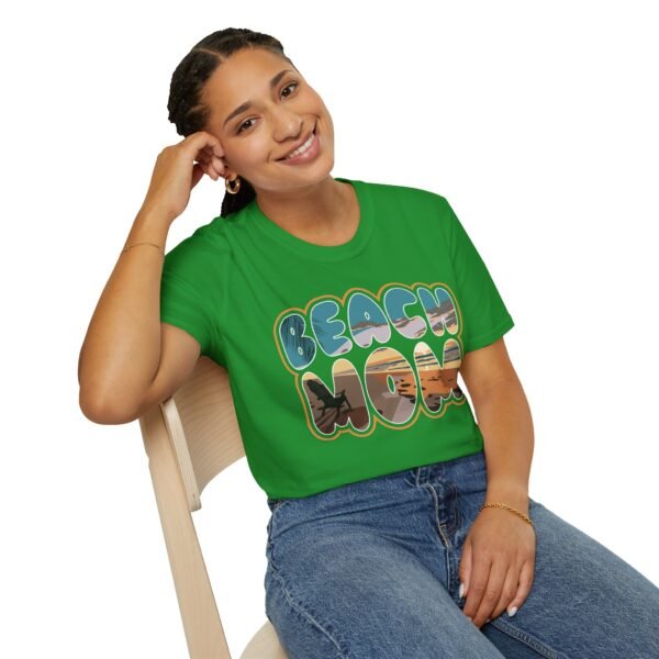 Beach Mom Unisex Softstyle T-Shirt - Summer Vibes, Perfect Gift for Mothers - Image 8