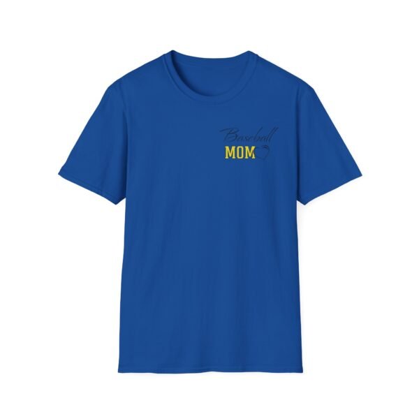 Baseball Mom T-Shirt with Personalized Name & Number - Image 9