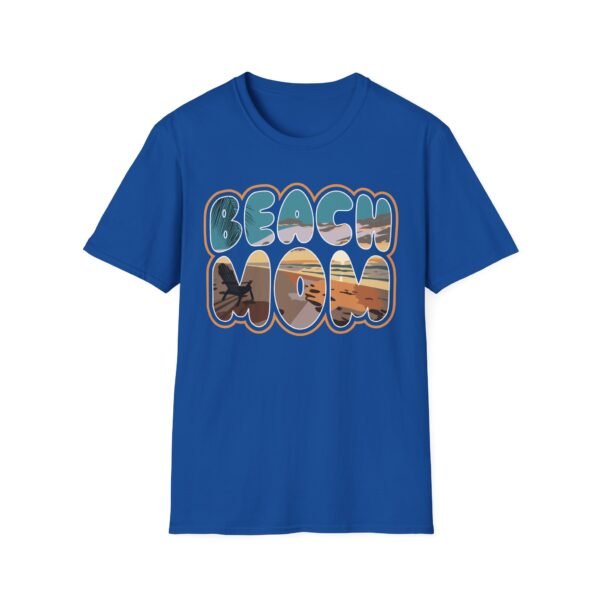 Beach Mom Unisex Softstyle T-Shirt - Summer Vibes, Perfect Gift for Mothers - Image 13