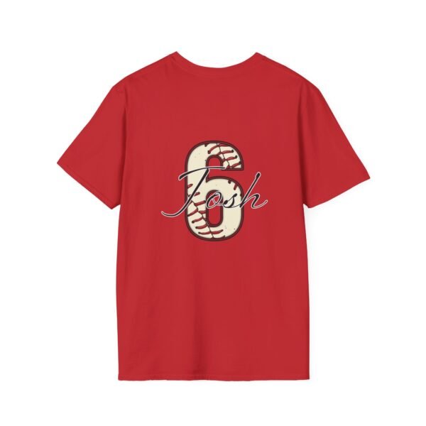 Baseball Mom T-Shirt with Personalized Name & Number - Image 12