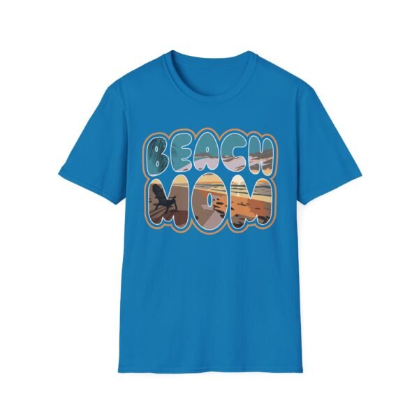 Beach Mom Unisex Softstyle T-Shirt - Summer Vibes, Perfect Gift for Mothers - Image 11