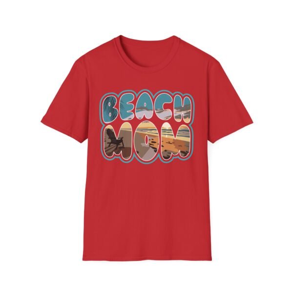 Beach Mom Unisex Softstyle T-Shirt - Summer Vibes, Perfect Gift for Mothers - Image 17
