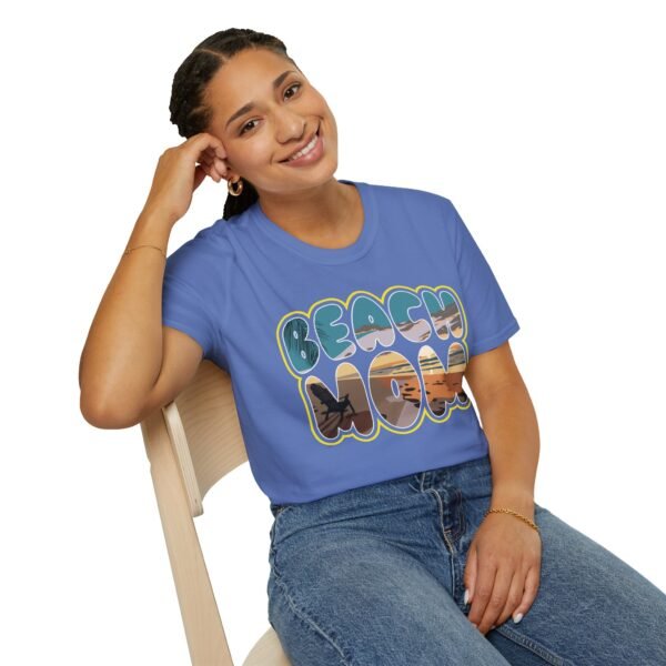 Beach Mom Unisex Softstyle T-Shirt - Summer Vibes, Perfect Gift for Mothers - Image 10